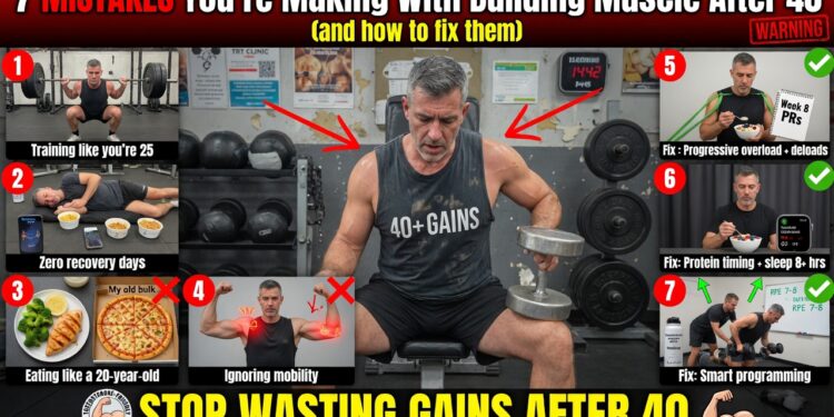7 mistakes You're Making With Building Muscle After 40 (and how to fix them)