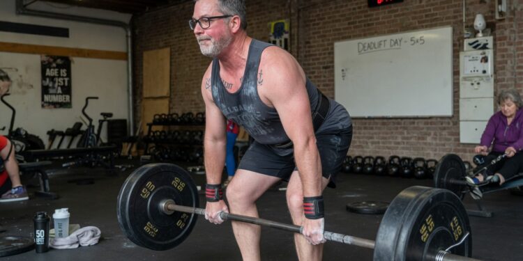 doing deadlifts to remain in shape