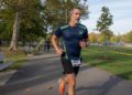 Man doing a park run